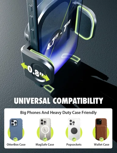 Miniatura 2 de Bracketron TripGrip - Soporte de teléfono de bajo perfil para salpicadero de automóvil, soportes de teléfono expandibles con un solo clic para tu