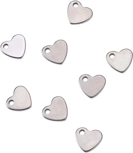 Miniatura 8 de LiQunSweet 5 piezas de acero inoxidable dorado de 1.378 in, barra vertical grabada larga, etiquetas de estampado en blanco, colgantes de tubo