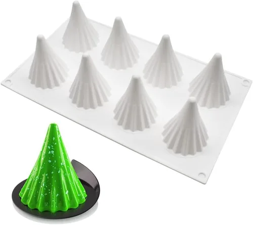 Miniatura 18 de Molde de silicona de cilindro plano para hornear, cubierta de chocolate, galletas, sándwich, muffins, magdalenas, pasteles, pudín, gelatina