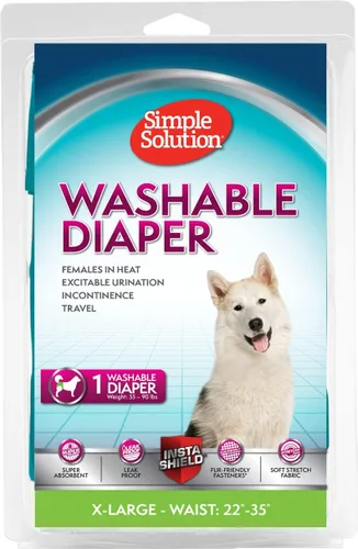 Miniatura 8 de Simple Solution Pañal lavable para perro hembra, pequeño, 1 paquete