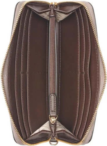 Miniatura 4 de Calvin Klein Artículo clave Saffiano Continental Zip Alrededor Cartera con correa de muñeca