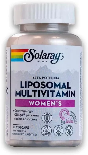 Miniatura 8 de SOLARAY Multivitamínico liposomal para mujeres 50 Plus, absorción mejorada con hierro, vitamina D, vitamina C, B12, biotina y más, apoyo