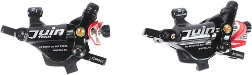 Juego de pinzas de freno de disco hidráulicas accionadas por cable R1, freno híbrido extra ligero para carretera/ciclocross/grava/bicicleta