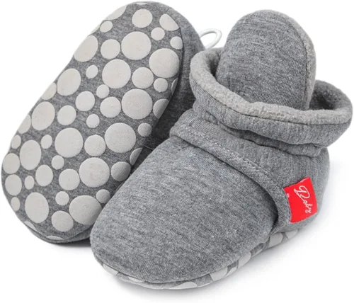 Miniatura 7 de SOFMUO Pantuflas unisex para bebé, niña, niño, ligeras, antideslizantes, para interiores, zapatos de casa, botines para niños pequeños