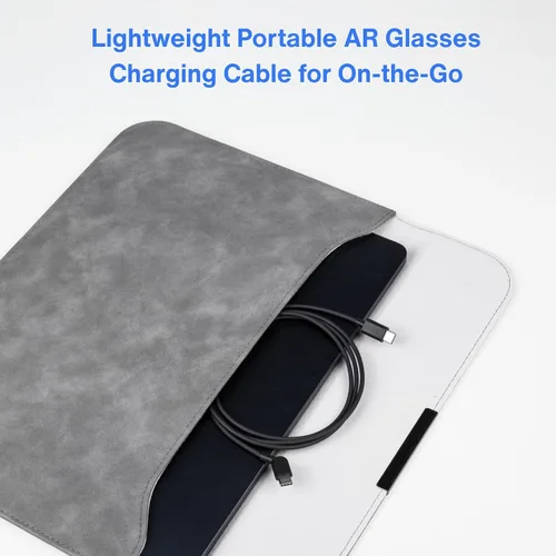 Miniatura 7 de Cable de carga USB C a USB‑C AR para gafas, admite carga rápida de 60 W, transferencia de datos de 10 Gbps y pantalla de 4K a 60 Hz - Chaqueta