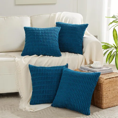 Miniatura 6 de Fancy Homi - Paquete de 2 fundas de almohada decorativas de color teja de 22 x 22 pulgadas para sala de estar, sofá, cama, rústico, estilo bohemio