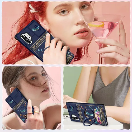Miniatura 6 de Funermei Funda para teléfono Samsung Galaxy Note 10 Plus – Funda femenina bonita para niñas, diseño inspirador estético con funda para cámara