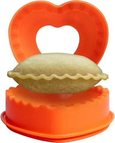 Cortador y sellador de sándwiches (corazón) - Máquina de sándwiches sin costra - Ideal para lonchera y caja Bento - Almuerzo para niños y niñas -