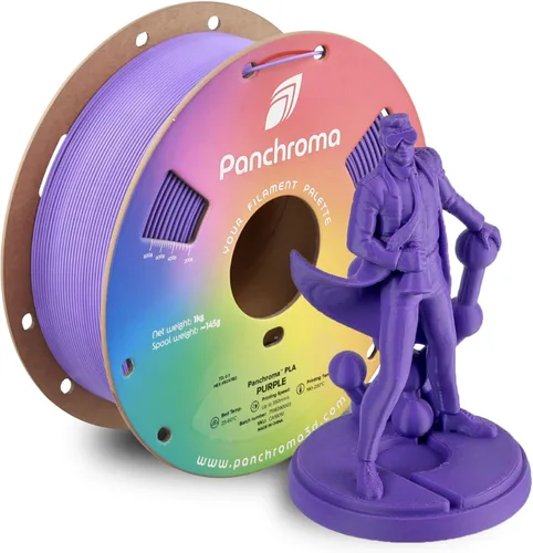 Miniatura 46 de Polymaker Panchroma Filamento de impresora 3D PLA negro, 0.069 in, carrete de 2.2 libras, fácil de imprimir, impresión de alta velocidad, sin
