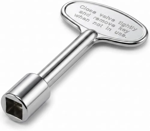 Midwest Hearth - Llave de válvula universal para fogones y chimeneas de gas, cromado pulido
