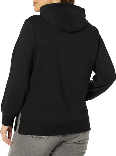 Miniatura 3 de Tienda Essentials - Sudadera tipo túnica de felpa de rizo con capucha para mujer