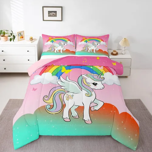 Miniatura 45 de Erosebridal - Juego de funda de edredón con flores de vaca de las Highlands, tamaño Queen, diseño de toro, juego de ropa de cama de ganado vacuno