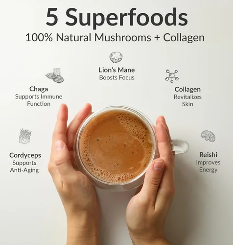 Miniatura 7 de BiOptimizers Magnesium Breakthrough 4.0, (30 cápsulas) y polvo de hongos (caramelo salado, 15 porciones) – Paquete de superalimentos y suplementos