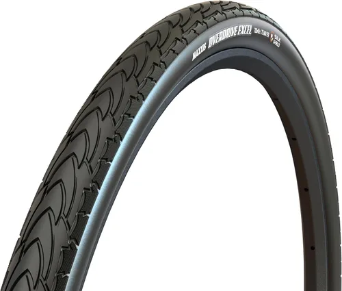 MAXXIS Overdrive Excel - Wire Bead - Single Compound, SilkShield | Grooved Slick Design for All-Weather Grip
