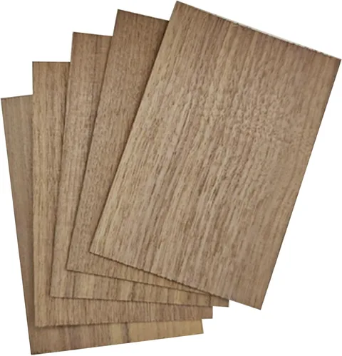 Miniatura 7 de MUXGOA Paquete de 20 hojas de tilo, hojas de madera finas para manualidades, láser, quema de madera, adornos de madera, se pueden cortar y pintar a