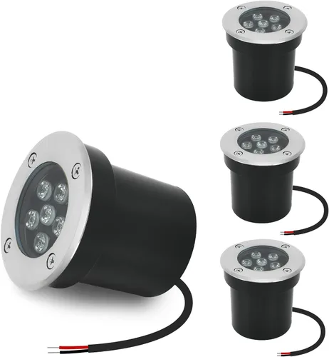 Miniatura 8 de Iluminación de paisaje de bajo voltaje, luz LED para pozo, 3 W, 12 V, 24 V, luz de paisaje al aire libre, impermeable, IP67, camino, entrada, Blanco