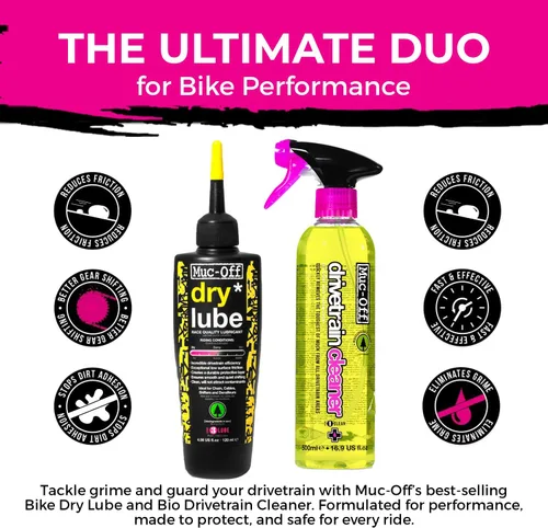 Miniatura 5 de Muc-Off Bio Drivetrain Cleaner Efectivo Limpiador y Desengrasante Biodegradable en Aerosol para Cadena de Bicicleta Apto para Todo Tipo