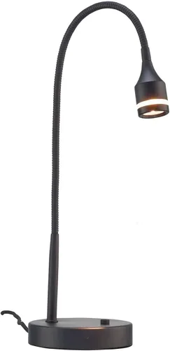 Miniatura 10 de Adesso 3218-01 Prospect - Lámpara de escritorio LED de 11 a 18 pulgadas, color negro, compatible con salida inteligente