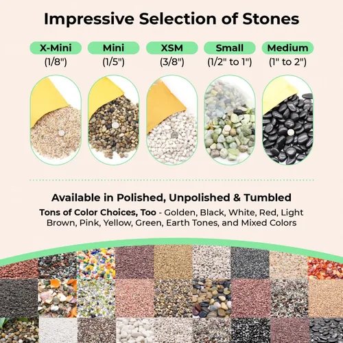 Miniatura 4 de Piedras para plantas. Piedras pulidas decorativas de jade verde. 3/8 pulgadas - 10 libras para plantas, jardín, paisajismo, manualidades, JADE VERDE