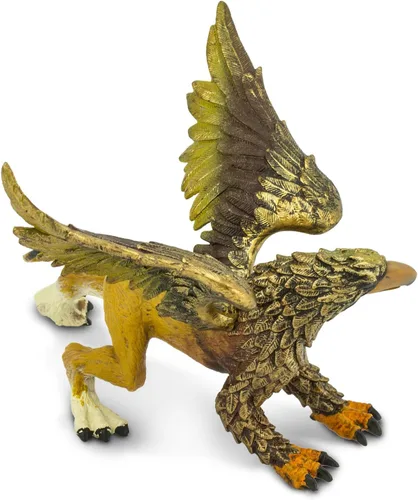 Miniatura 2 de Safari Ltd. Figura de Griffin – Figura detallada de plástico de 4.25 pulgadas – Majestuosa criatura mítica juguete de juego para niños, niñas