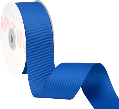 Miniatura 135 de Vatin - Rollo de cinta de grogrén, rollos de 25-50 yardas, perfecto para decoración de bodas, coronas, baby showers, envolturas de paquete de regalo