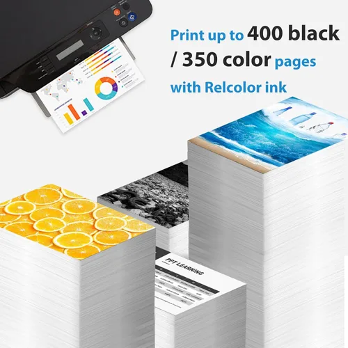 Miniatura 3 de Relcolor 243XL - Cartucho de tinta negro compatible para Canon 243 PG-243 XL PG243 245 245xl PG245 BK para impresoras MX490, MX492, MG2522, MG2922