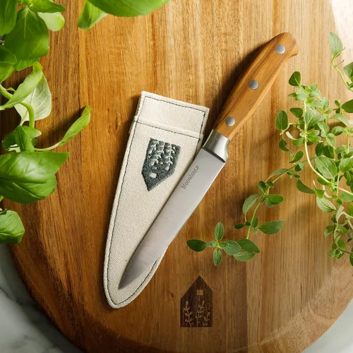 Miniatura 2 de Bloomhouse - Dos veces Oprah's Favorite Things Ganador - Cuchillo de cocina de 5 pulgadas con hoja de acero inoxidable alemán con mango de madera