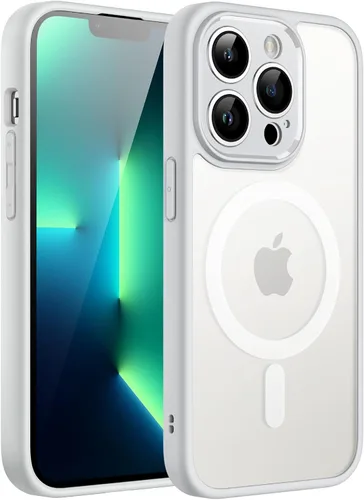 Miniatura 22 de JETech Funda magnética para iPhone 13 de 6.1 pulgadas, compatible con MagSafe, translúcida mate, delgada, a prueba de golpes, color negro