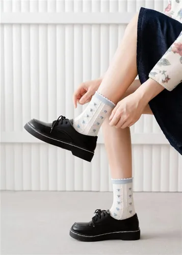 Miniatura 6 de AFADER Calcetines coloridos para mujer, diseño de flores, divertidos, casuales, talla 6-10