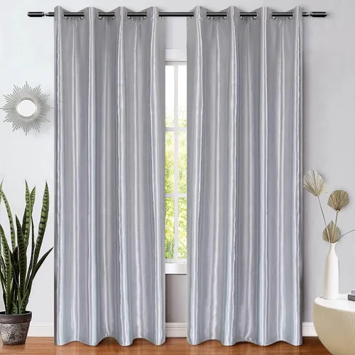 Miniatura 10 de WUBODTI - Cortinas opacas 100% crema para dormitorio o sala de estar de 84 pulgadas de largo, 2 paneles, cortinas modernas de aislamiento térmico