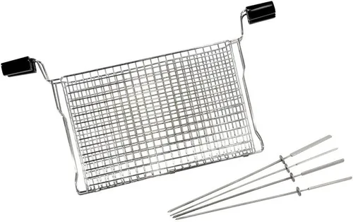 Miniatura 2 de Ronco Cesta multiusos Ready Grill con brochetas