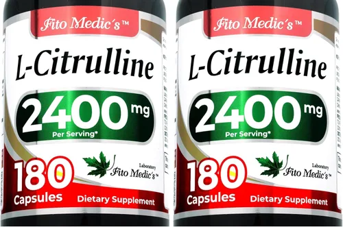 Miniatura 8 de FITO MEDIC'S Laboratorio L citrulina 180 cápsulas 2400 mg L citrulina Cápsulas Ultra alta absorción.
