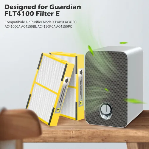 Miniatura 2 de SAKEGDY Filtro E FLT4100 de repuesto compatible con purificadores de aire puro Ge-Guardian AC4100, AC4100CA AC4150BL, AC4150PCA, AC4150P