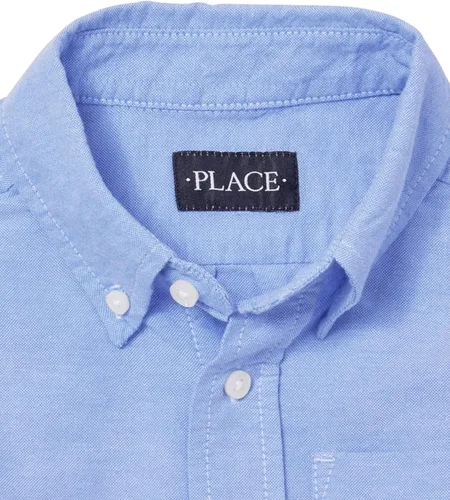 Miniatura 2 de The Children's Place Camisa Oxford de manga corta para niños