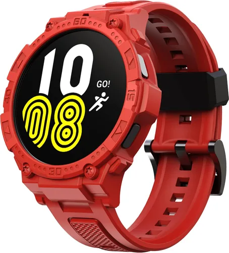 Compatible con Galaxy Watch 5, Galaxy Watch 4 Band con funda de 1.73 pulgadas para hombres y mujeres, funda protectora resistente, correa deportiva