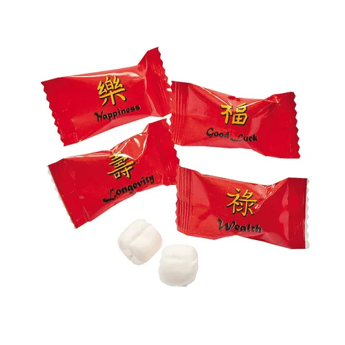 Miniatura 4 de Fun Express Recuerdos de boda para invitados a granel 100 – Mantequilla envuelta individualmente en negro y dorado Mentas de mantequilla premium