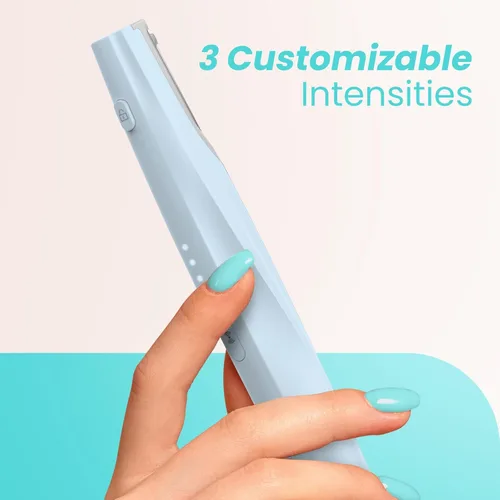 Miniatura 3 de Herramienta de Dermaplaning Sónica para el Rostro - Rasuradora Dermaplane Recargable con 6 Cuchillas de Repuesto Dermablades, Removedor de Vello