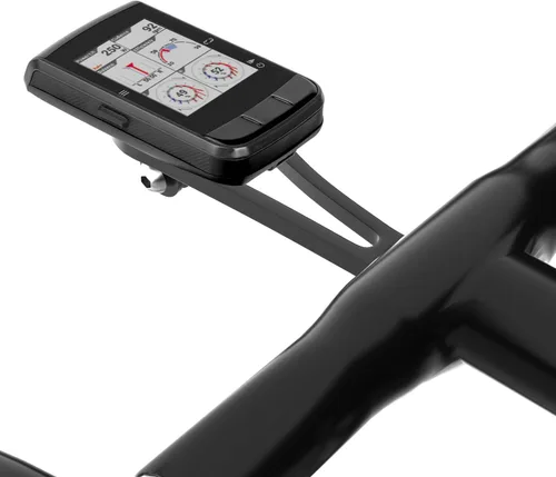 Miniatura 7 de Soporte para computadora de ciclismo de aleación de aluminio delantero para Garmin Road Bike Manillares integrados, compatible con Garmin