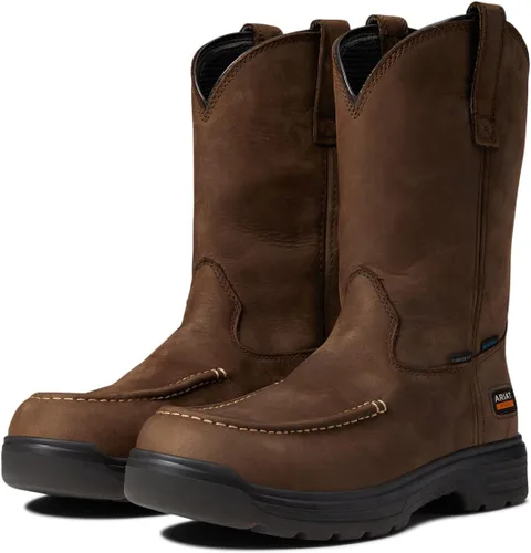 ARIAT Turbo Moc Botas de trabajo impermeables con punta de carbono para hombre