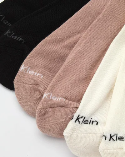 Miniatura 49 de Calvin Klein Calcetines para hombre, mezcla de algodón, acolchados, sin talla, forro de calcetines atléticos (6 unidades)