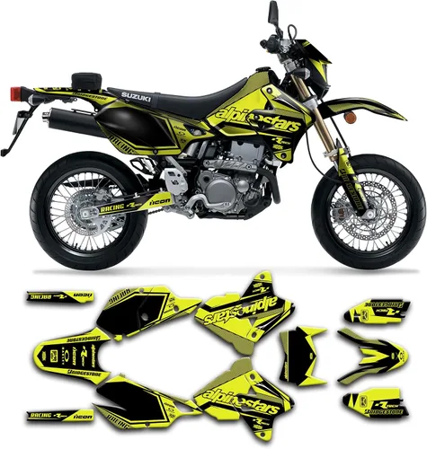 Miniatura 52 de Kit de calcomanías personalizadas para Suzuki DRZ400 E / DRZ400 Enduro / DRZ400E / DR-Z400E / DRZ400 EN 1999-2024, SZDRSE9919003-KO