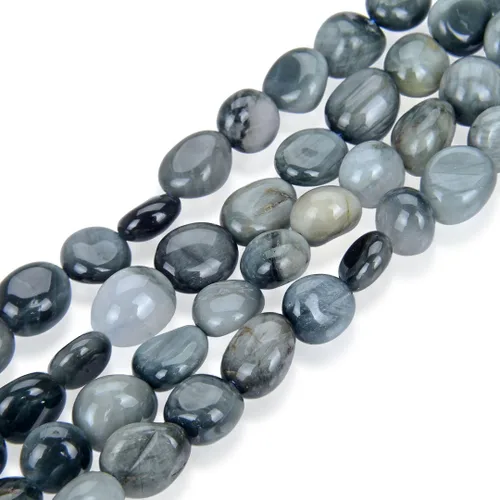 Miniatura 22 de Adabele GZ12-14 - Cuentas sueltas de cristal de amatista púrpura natural de 45 pulgadas de 0.276 in a 0.472 in, forma libre, piedra preciosa ovalada