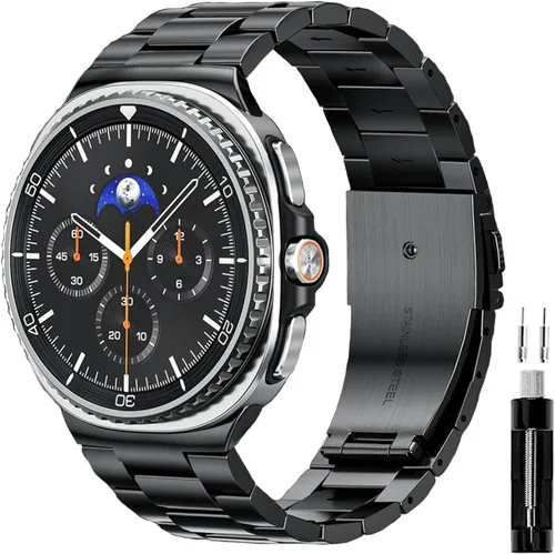 Miniatura 34 de GOLDTOLUCK No Gap Stainless Steel Band Compatible with Samsung Galaxy Watch 8 7 6 5 4 Classic FE Pro Ultra 40mm 44mm 46mm 43mm 47mm 45mm 42mm