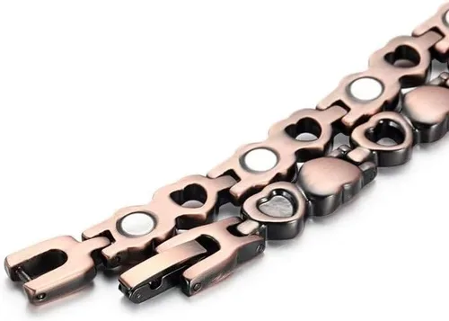 Miniatura 3 de Pulseras de cobre para hombres y mujeres amor corazón pulsera ajustable joyería regalos