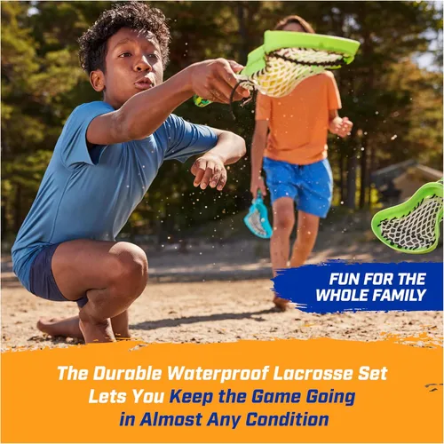 Miniatura 4 de SwimWays Hydro Lacrosse, juego de lacrosse impermeable, juegos al aire libre para adultos y niños, equipo deportivo, juegos de fiesta en la piscina