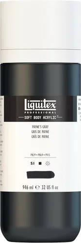 Miniatura 147 de Liquitex Professional Soft Body - Pintura acrílica, botella de 2 onzas (59 ml), blanco titanio Titanio Blanco