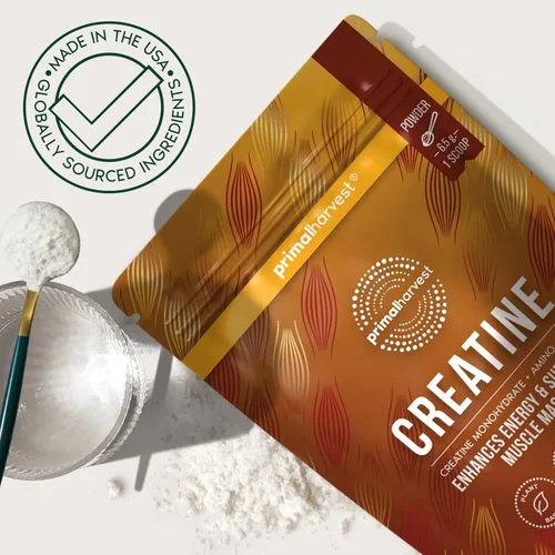 Miniatura 7 de Primal Harvest Suplemento en polvo de creatina para hombres y mujeres, fitness, entrenamientos y crecimiento muscular, para ayudar a promover