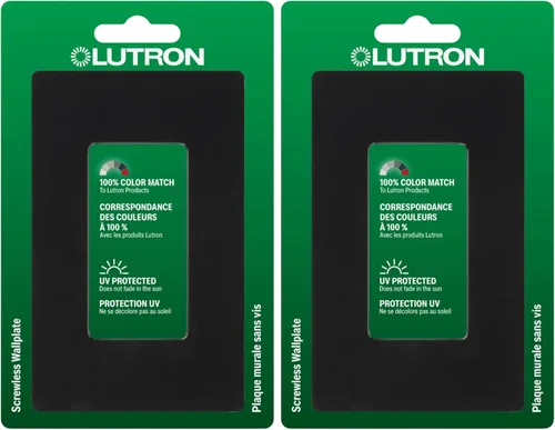 Miniatura 32 de Lutron Claro - Placa de pared de 1 banda (paquete de 6) CW-1-AL-6 almendra