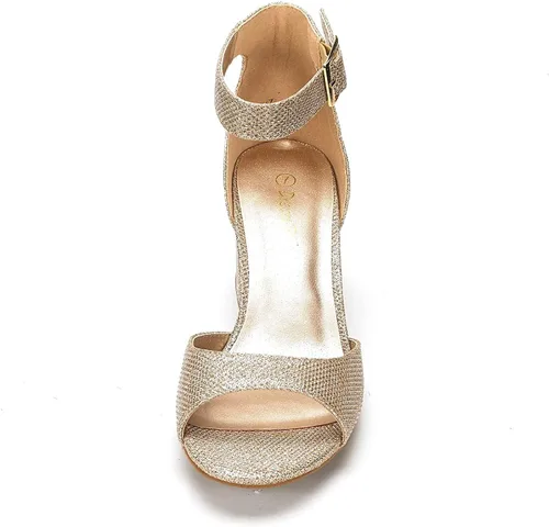 Miniatura 4 de DREAM PAIRS - Sandalias de tacón grueso y bajo para mujer