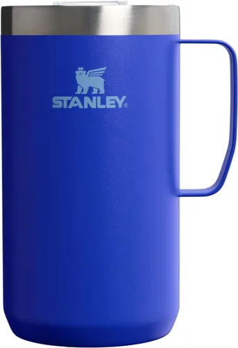 Miniatura 9 de STANLEY Everyday Camp Mug de 24 onzas, tapa para beber, taza para café, té y bebidas, taza de café aislada de acero inoxidable, sin BPA, color ceniza